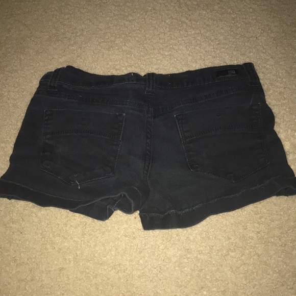 Black Jean Shorts - Picture 2 of 3